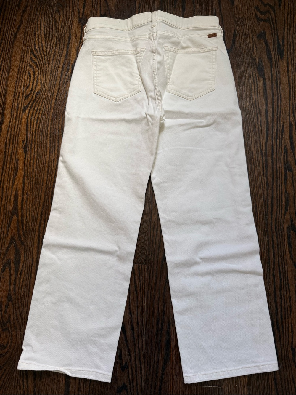 AYR Off-White Straight-Leg Jeans - Picture 2 of 6